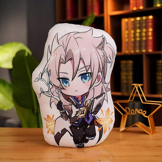 Genshin Impact Plush Pillow Toys, Toy Pillow Soft Cartoon Dolls Sofa Cushion Hugging Pillow, Cosplay Anime Game Characters Pillow and Collection and G