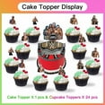 thumbnail image 5 of Party Supplies SmackDown Plates Decorations Wrestling Birthday Cake Topper Banner Decor Backdrop Balloons, 5 of 8