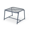thumbnail image 3 of 13"H Side Table Navy Blue Iron Patio Table for Casual Outdoor Living, 3 of 6