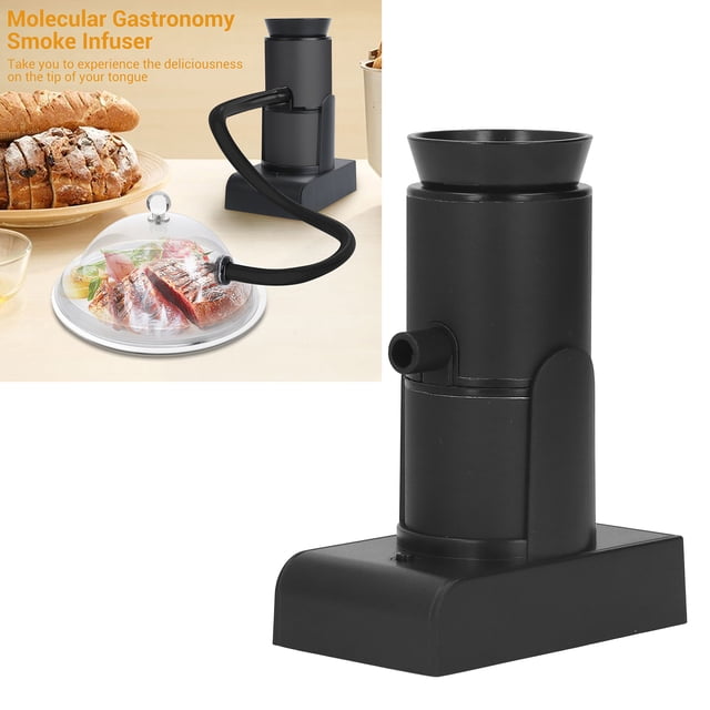 Smoker De Mano, Infusor De Humo Frío Cóctel Smoker Máquina De Humo De Cocina De Salmón Fumador De Salmón Para Carne Bebidas Alimentarias