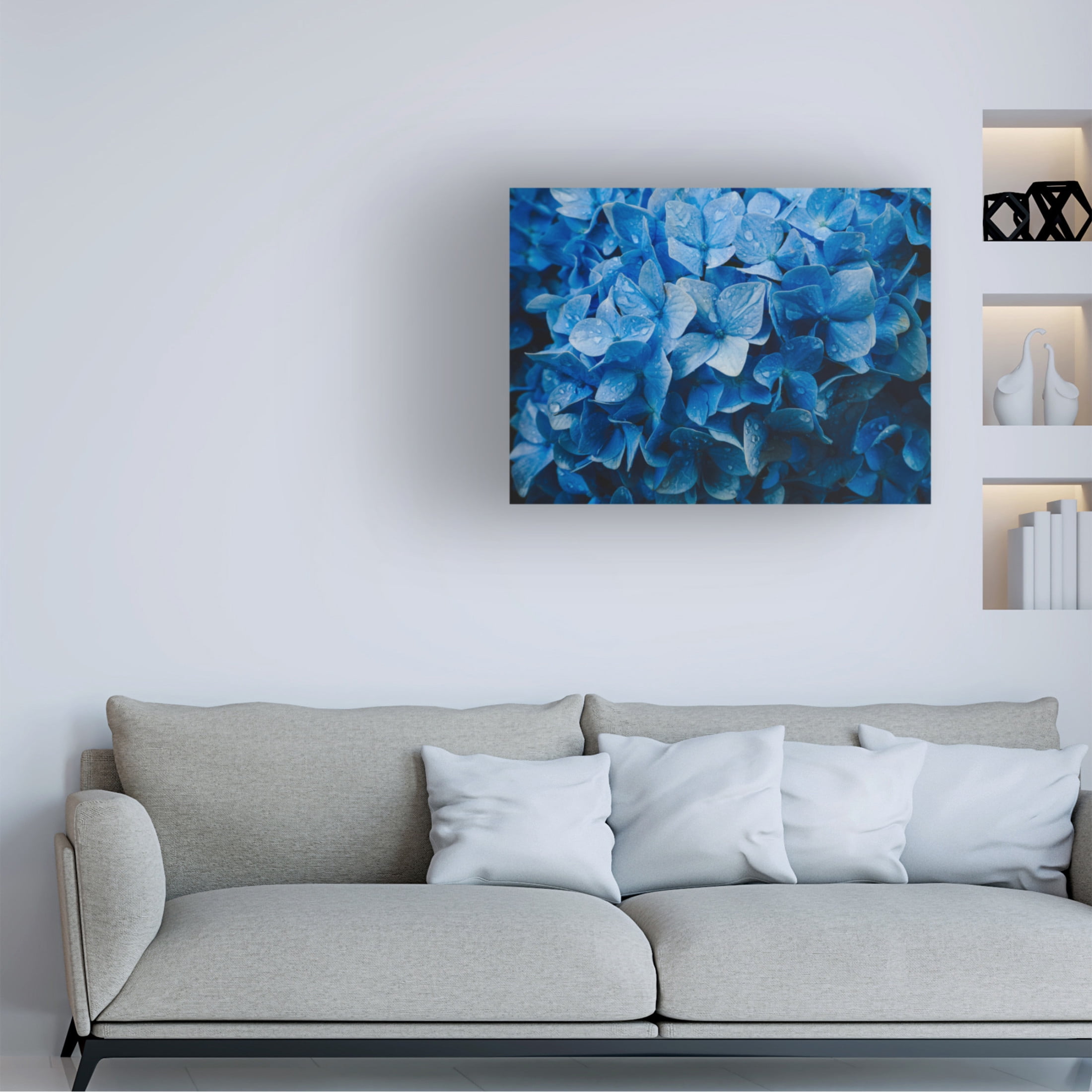 Trademark Fine Art K Tsunoda Hydrangea Canvas Wall Art