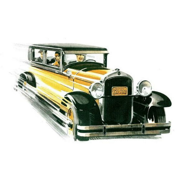 "Classic 121782" Painting Print on Canvas