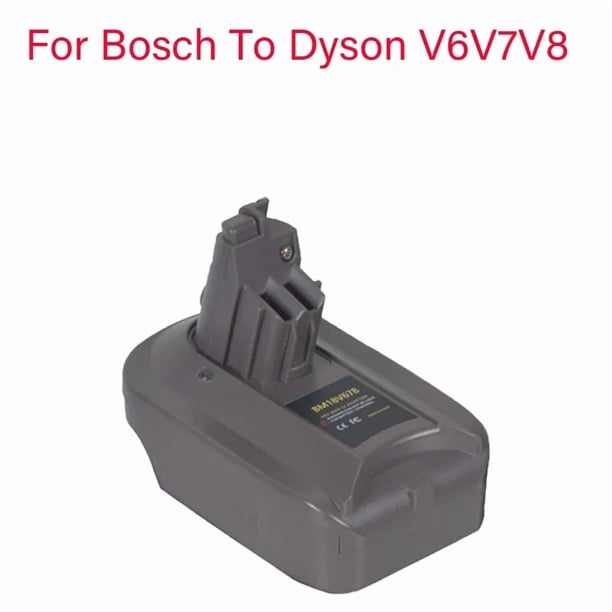 Adecuado para Batería Makita/Bosch/Dewalt/Milwaukee DM18V678 BMV678 Adaptador de Batería Convertidor para Adaptador de Batería Dyson V6 V7 V8