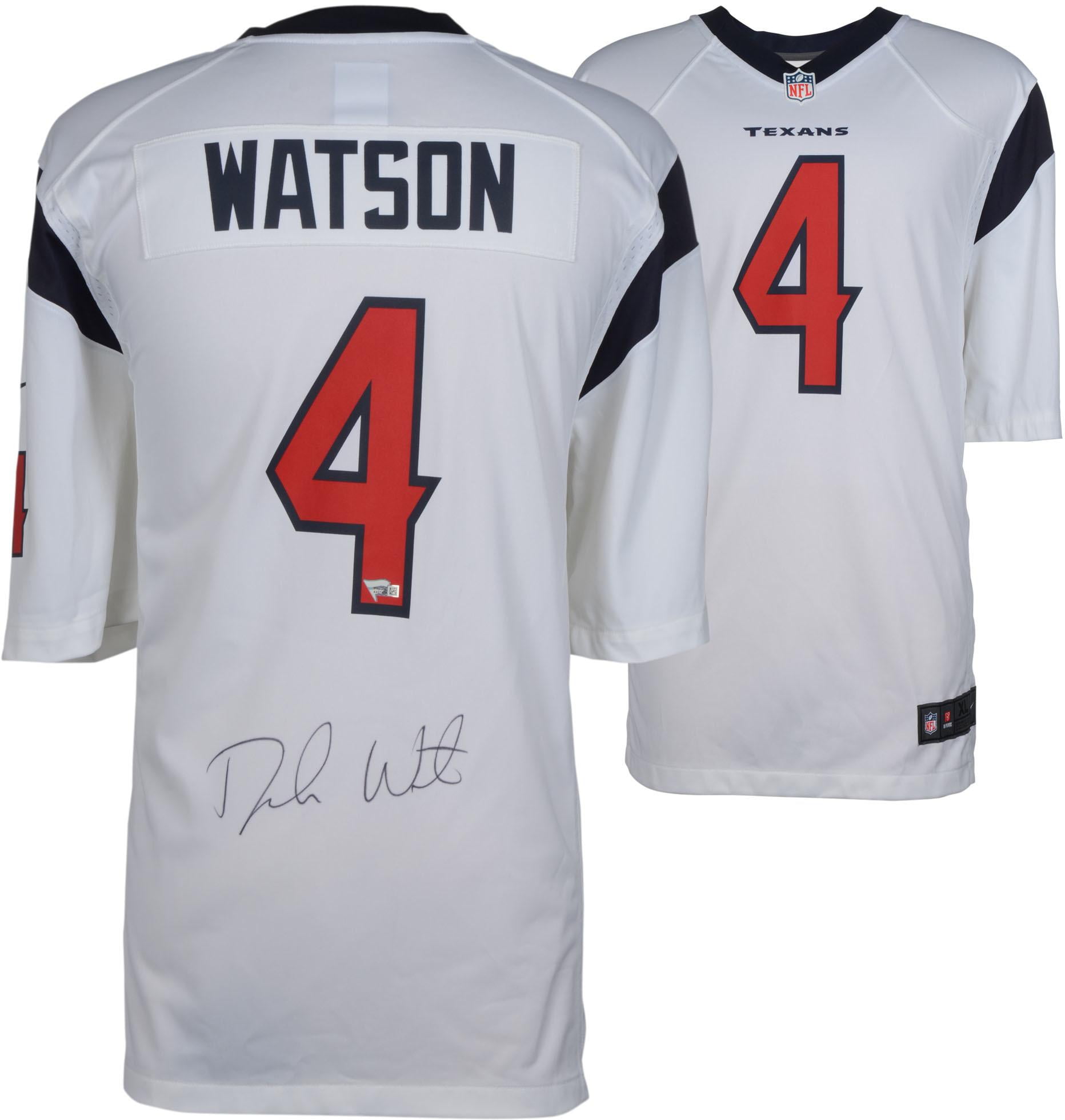 deshaun watson jersey signed