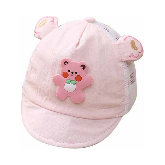 xiaxaixu Baby Summer Baseball Caps Sun Protection Bear Trucker Hats Infant Sun Hats for Boys Girls