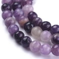 thumbnail image 4 of 1 Strand Natural Lepidolite/Purple Mica Stone Beads Strands Round 4.5~5mm Hole: 0.5mm 86pcs/Strand 15.35 inch(39cm), 4 of 4