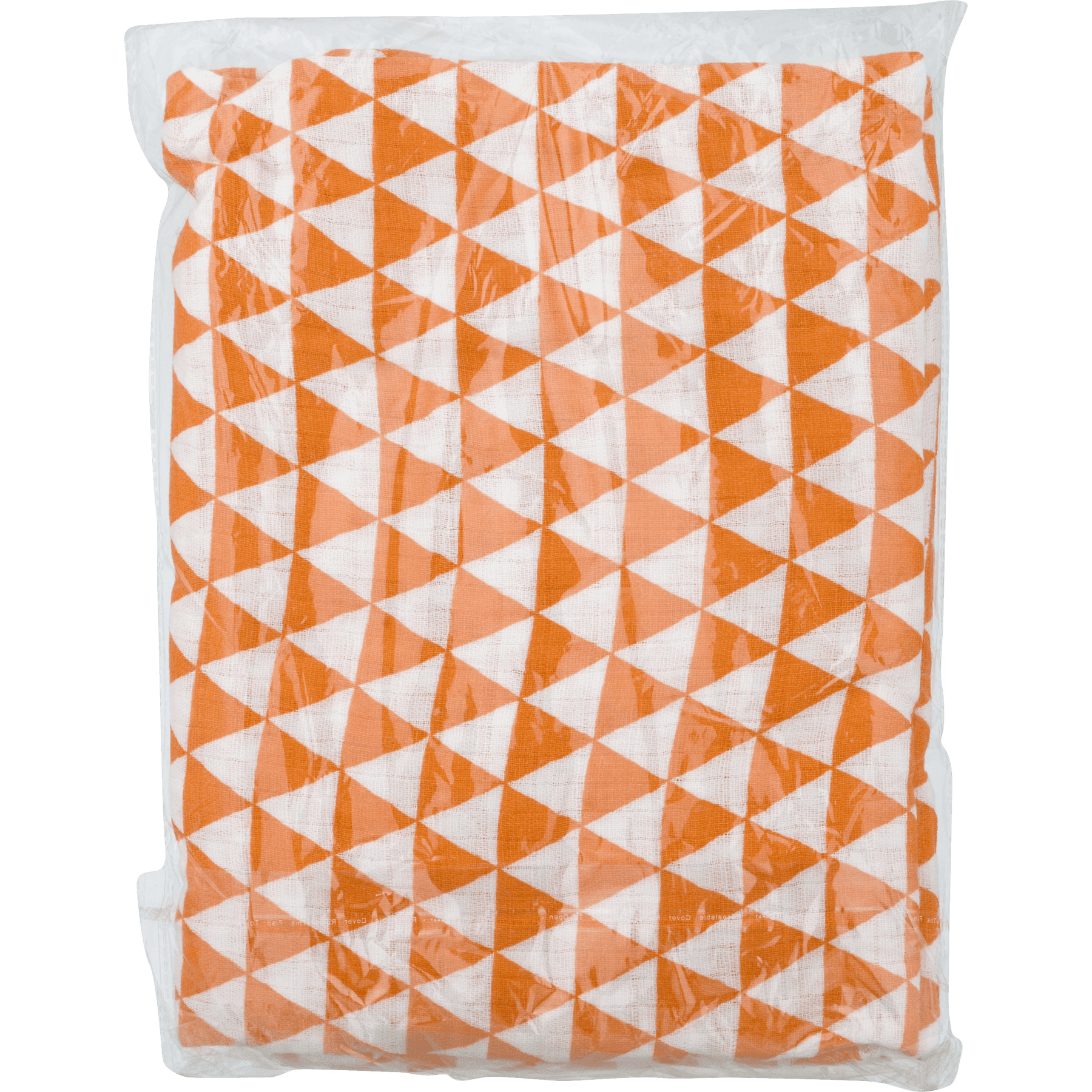 Bacati Muslin Nursing Scarf, Liam Aztec Orange Triangles, 1.0 CT