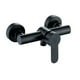 thumbnail image 1 of Grifo de bañera de montaje en pared con cartucho de cerámica, grifo de baño con acabado negro mate de aspecto moderno y elegante, fácil de instalar, para mezclador de agua fría y caliente con válvula, 1 of 5