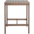 thumbnail image 3 of Meridian Furniture Newport Acacia Wood Patio Square Bar Table w/ Cover, 3 of 13