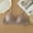 Gray, variant on 2025 Cotton Wireless Bra Simple Comfort Easy Wear Daily for Women