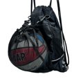 thumbnail image 2 of GOAP Drawstring Mesh Cinch Sack Gym Backpack with 2 Water Bottle Pockets and 2 Utility Pockets, Black, 2 of 9