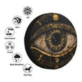 thumbnail image 4 of Goofa Mystical Golden Eye Pattern Universal Tire Cover for Jeep, SUV, Truck, and Trailer – Waterproof, UV-Resistant,Easy to Install, Fits 14"-17" Tires-15 inch, 4 of 6