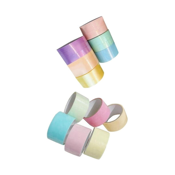 Cintas adhesivas de bolas de colores para divertidos proyectos de bricolaje 12 piezas 48 cm