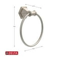 thumbnail image 6 of Grandover Towel Ring In SpotShield Brushed Nickel, 6 of 8