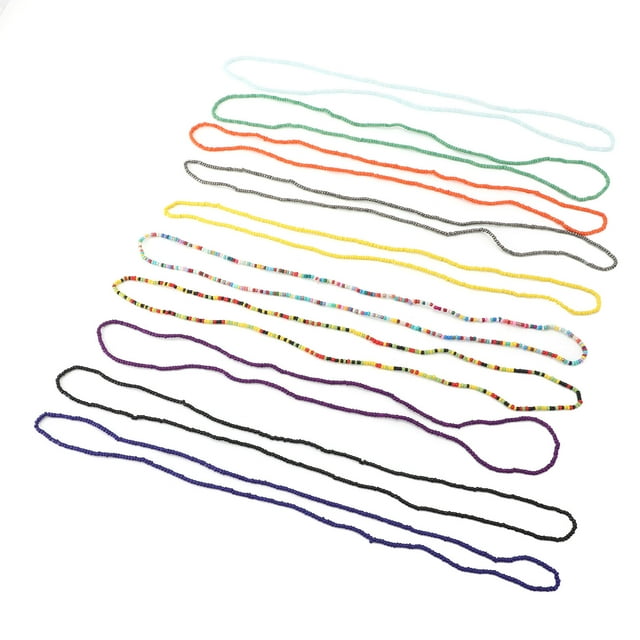 Cadena de Cuentas de Cintura, Cadena de Cuerpo del Vientre de Longitud Ajustable Liviana Colorida única para Mujeres para la Playa