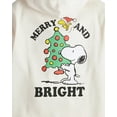 thumbnail image 5 of Peanuts Snoopy Woodstock Men's Hoodie Merry & Bright Front & Back Design, 5 of 5