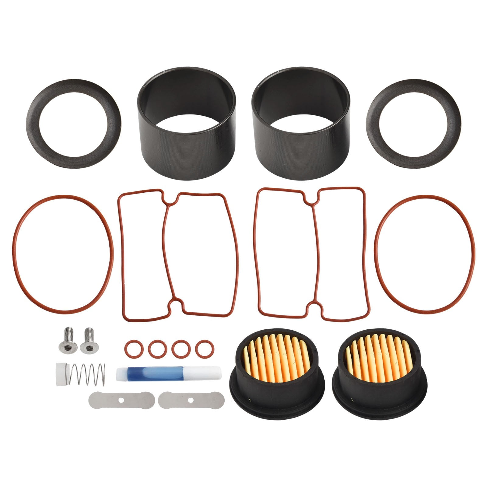 BTOER Vacuum Pump Oil-Free Mute Air Compressor Cylinder Sleeve Piston Cylinder Ring