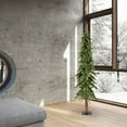 thumbnail image 3 of Vickerman 6' x 33" Natural Alpine Artificial Christmas Tree, Warm White LED Lights., 3 of 3