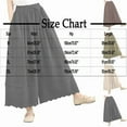 thumbnail image 3 of biudgviw Womens Wide Leg Pants Ruffle Palazzo Culottes Casual Soft Elastic Waist Drawstring Flowy Pants with Pockets, 3 of 5