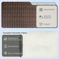 thumbnail image 4 of Gymax 4PCS Patio Conversation Set Rattan Sofa Furniture Set w/ Off White Cushions, 4 of 10