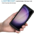 thumbnail image 4 of for Samsung Galaxy S23+ Plus Case, IP68 Waterproof Dustproof Case with Built-in Screen Protector, Rugged Full Body Shockproof Protective Cover for Galaxy S23 Plus 6.6 Inch, Black/Clear, 4 of 7