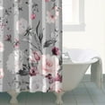 thumbnail image 5 of Waterproof Pioneer Shower Curtain 72x84 Inch Polyester Unique Cute Floral Shower Curtain for Bathroom Hotel Home Decor with 12 Plastic Hooks, 5 of 5