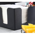 thumbnail image 4 of Arcones y cajas,Dispensador de servilletas Caspian Black Plastic Bar Caddy, accesorios para bar, sujeta servilletas, palillos de dientes, popotes Vhermosa CPB-DE-LYY1634, 4 of 4