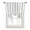 Gray, variant on Simple Red Stripes Tie Up Curtains for Kitchen Bathroom Bedroom Windows 63 Inch Length, Geometric Vertical Linens Modern Minimalism Balloon Drape Curtains Shade Rod Pocket Curtain Panel, 52"x63"