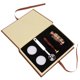 thumbnail image 1 of 1 juego de sellos de lacre retro con mango de madera, sello creativo DIY con caja de regalo (café), 1 of 6
