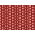 thumbnail image 1 of Ahgly Company Tapis d'Intérieur Lavables en Machine, Rectangle Rouge de Transition, 2' x 4', 1 of 7