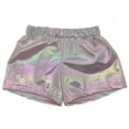 thumbnail image 4 of Angala Girls Shorts For Stage Performance Dance Wear Glitter Shiny Metallic Bottom Party Outfit Festive Celebration Apparel Elastic Lightweight Children Trousers 13-14 Years, 4 of 4