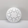 thumbnail image 5 of Steel Tongue Drum, 6 Inch 8 Note Steel Hand Drum with Bag, Music Book, Drumsticks, Mallet Holder and Finger Paddles, for Camping, Meditation or Yoga .(White), 5 of 11
