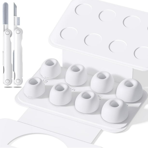 Almohadillas de repuesto para AirPods Pro 2nd/1st con caja de almacenamiento