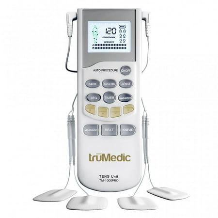 TM-1000PRO Deluxe TENS Unit Electronic Pulse Massager – Trumedic-dev