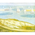 thumbnail image 1 of Fishing Fleet At Port En Basin-Seurat - CANVAS OR FINE PRINT WALL ART, 1 of 1