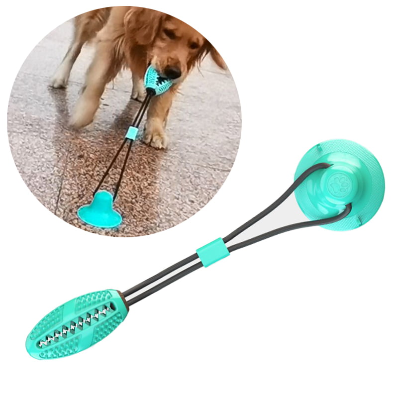 Puppy Pet Dog Cat Dental Teething Healthy Teeth Chew Training Play Ball Toy Gift 