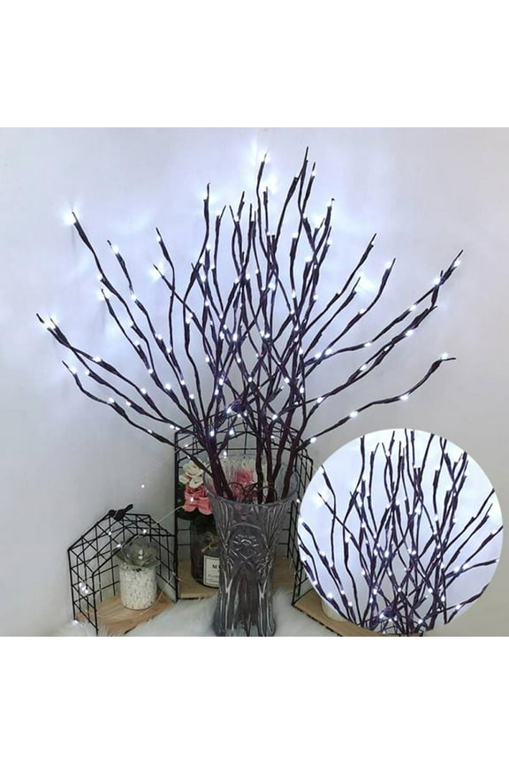 Simulation Tree Branch Light String Christmas Decorations 1PCS