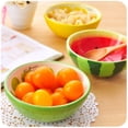 thumbnail image 3 of Cuencos pequeños de cerámica con diseño de limón y fruta pintados a mano, para helado, aperitivos, cereales y postres, 3 of 5