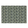 thumbnail image 1 of Monstera Leaf Cutting Board, Botanical Aloha Pattern with Modern Design on Geometric Pattern, Decorative Tempered Glass Cutting and Serving Board, Small Size, Charcoal Grey and Khaki, by Ambesonne, 1 of 1
