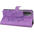thumbnail image 3 of for Samsung Galaxy S22 Case Butterfly for Women Girls,Vintage Butterflies PU Leather with ID Credit Card Wallet Case Case for Samsung Galaxy S22 Retro Lavender, 3 of 7