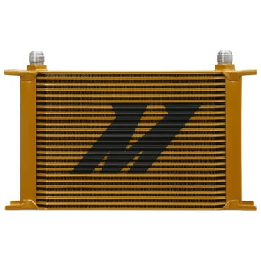 Universal 25 Row Oil Cooler Heat Exchanger Gold Mishimoto
