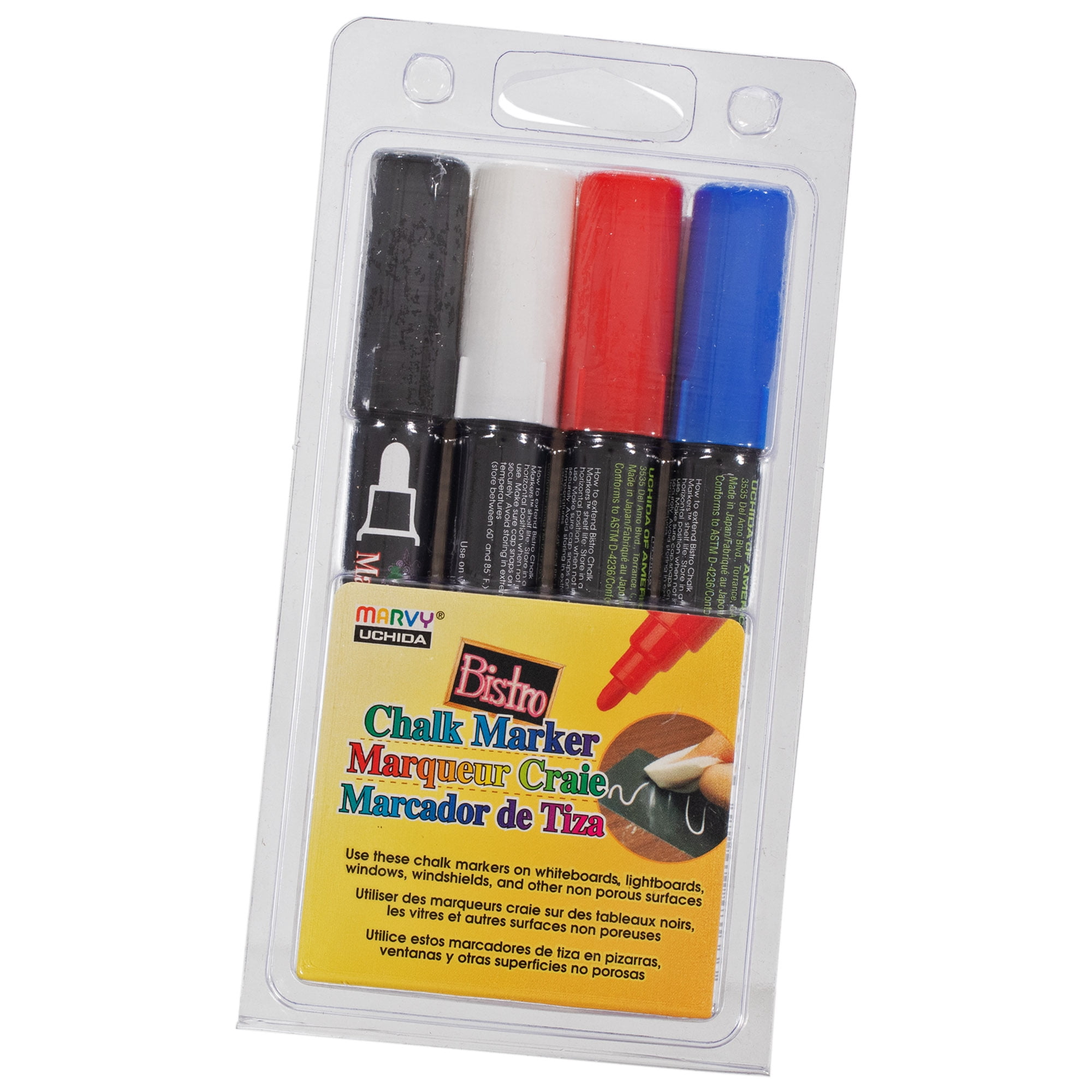 Erasable Chalk Markers Bullet Tip, Liquid Bistro Pens Multicolor 4