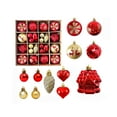 thumbnail image 4 of Vacemry Under $5 Christmas Decoration Ball Set, 40 Piece Xmas Ornament Collection, Various Shapes Tree Decor Assortment, Holiday Party Supply for Event, 4 of 9