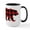 White/Black Inside, variant on CafePress - Buffalo Plaid Bear - 15 oz Ceramic Large White Novelty Mug