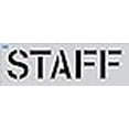 thumbnail image 3 of 12" Word- Staff Parking Lot Pavement Marking Stencil, 3 of 3