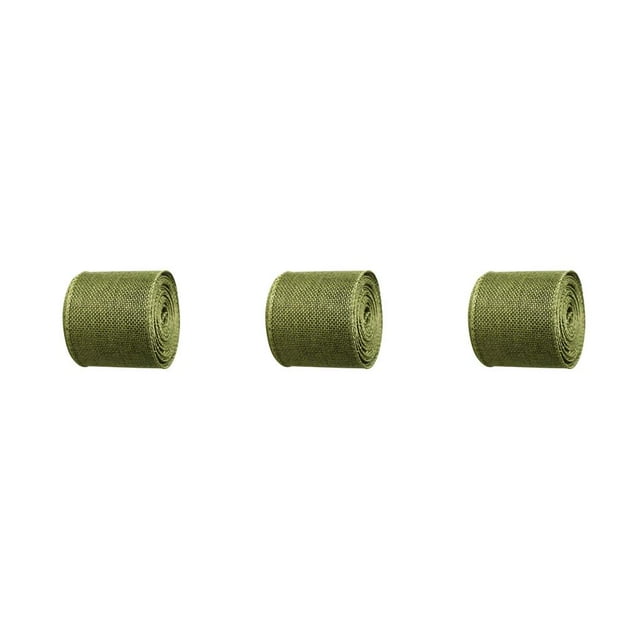 Becaristey Ribbons Pattern Wrapping Paper Craft Bow Ribbon Happy Festival Packing DIY Sewing Crafts Bar Decoration Accessories Type 11 3Set
