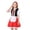 Red, variant on MJTBGFSWG Baby Girl Outfits Kids European Festival Stage Play Rural Farm Dress Children's Clothing