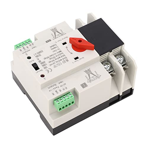 Power Automatic Transfer Switch 110v 100a 2p ATS Generator Changeover with Generator Switch Transfer Generator Transfer Switch
