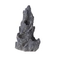 thumbnail image 3 of Cueva de artificial para reptiles, escondite de para reptiles, accesorio decorativo de piedra artificial novedoso para pequeños reptiles. Negro, 3 of 8