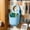 Blue, variant on Kitchen Sink Organizer Hanging Bag - Faucet Storage Basket for Sponge, Brush, Soap, Dishcloth - Waterproof Mesh Drying Sink Caddy for Cleaning Supplies - Countertop Saver for Home Kitchen Bathroom